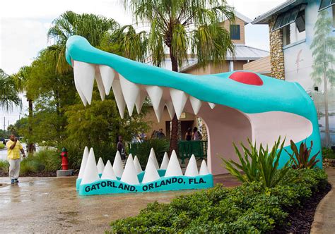 Gatorland zoo kissimmee florida - Gatorland is an amusement park in Orlando, Florida. It offers attractions such as alligator and snake shows, a petting zoo, a water park & a zip line. Slide 1 of 22